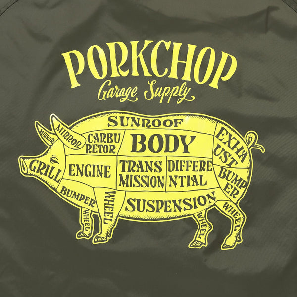 【PORKCHOP GARAGE SUPPLY|ポークチョップ ガレージ サプライ】BOA COACH JKT 24 / ボア コーチ ジャケット 24 (OLIVE) - STREAM【PORKCHOP GARAGE SUPPLY|ポークチョップ ガレージ サプライ】BOA COACH JKT 24 / ボア コーチ ジャケット 24 (OLIVE)STREAMM