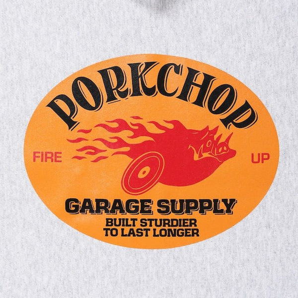 【PORKCHOP GARAGE SUPPLY|ポークチョップ ガレージ サプライ】FIRE UP HOODIE /ファイヤー アップ フーディー (ASH) - STREAM【PORKCHOP GARAGE SUPPLY|ポークチョップ ガレージ サプライ】FIRE UP HOODIE /ファイヤー アップ フーディー (ASH)STREAMXL