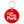 PORKCHOP GARAGE SUPPLY
KEY TAG/キータグ(CIRCLE PORK) 
COLOR:RED