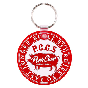 【PORKCHOP GARAGE SUPPLY|ポークチョップ ガレージ サプライ】KEY TAG/キータグ(CIRCLE PORK) - STREAM【PORKCHOP GARAGE SUPPLY|ポークチョップ ガレージ サプライ】KEY TAG/キータグ(CIRCLE PORK)STREAMONE SIZE