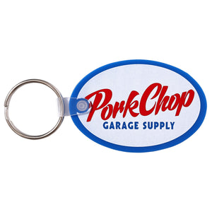 【PORKCHOP GARAGE SUPPLY|ポークチョップ ガレージ サプライ】KEY TAG/キータグ(OVAL SCRIPT) - STREAM【PORKCHOP GARAGE SUPPLY|ポークチョップ ガレージ サプライ】KEY TAG/キータグ(OVAL SCRIPT)STREAMONE SIZE