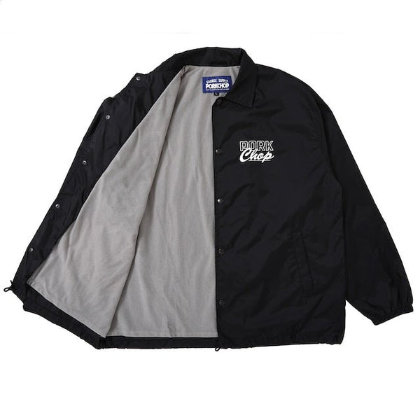 【PORKCHOP GARAGE SUPPLY|ポークチョップ ガレージ サプライ】MASA SCULP COACH JKT B /マサ スカルプ コーチジャケット B (BLACK) - STREAM【PORKCHOP GARAGE SUPPLY|ポークチョップ ガレージ サプライ】MASA SCULP COACH JKT B /マサ スカルプ コーチジャケット B (BLACK)STREAMM