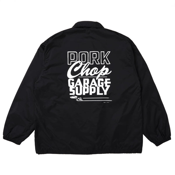【PORKCHOP GARAGE SUPPLY|ポークチョップ ガレージ サプライ】MASA SCULP COACH JKT B /マサ スカルプ コーチジャケット B (BLACK) - STREAM【PORKCHOP GARAGE SUPPLY|ポークチョップ ガレージ サプライ】MASA SCULP COACH JKT B /マサ スカルプ コーチジャケット B (BLACK)STREAMM