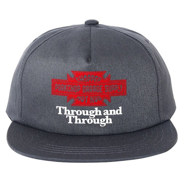 【PORKCHOP GARAGE SUPPLY|ポークチョップ ガレージ サプライ】THROUGH AND THROUGH CAP(BLACK,CHACOAL,MAROON) - STREAM【PORKCHOP GARAGE SUPPLY|ポークチョップ ガレージ サプライ】THROUGH AND THROUGH CAP(BLACK,CHACOAL,MAROON)STREAMGRAY
