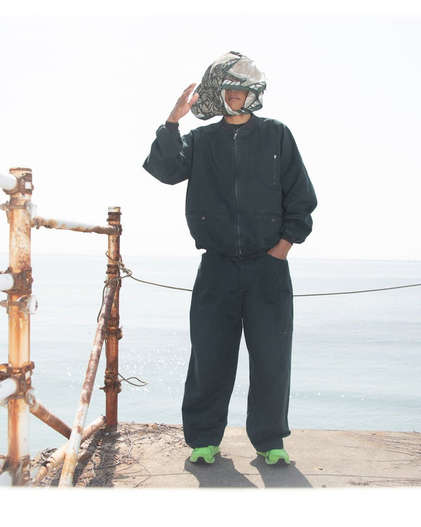 【RAJABROOKE|ラジャブルック】CHINO BOMBER JKT/チノボンバージャケット(NAVY , DARK HIJAU) 正規取扱店舗 公式オンライン通販 島根 松江 26FW セットアップ