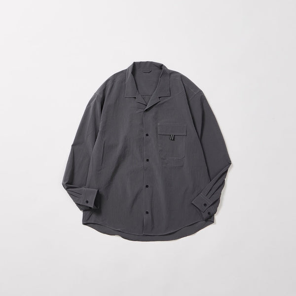 【RAJABROOKE|ラジャブルック】SPORTY SHIRT/スポーティーシャツ(CEMENT , LT.GRAY) - STREAM【RAJABROOKE|ラジャブルック】SPORTY SHIRT/スポーティーシャツ(CEMENT , LT.GRAY)STREAMCEMENTS
