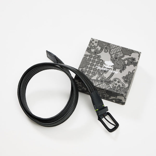 【RAJABROOKE|ラジャブルック】STRETCH BELT/ストレッチ ベルト(CHARCOAL)