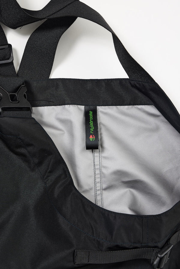 【RAJABROOKE|ラジャブルック】WATERPROOF OVERALL/ウォータープルーフ オーバーオール(BLACK) 正規取扱店舗 公式オンライン通販 島根 松江 防水