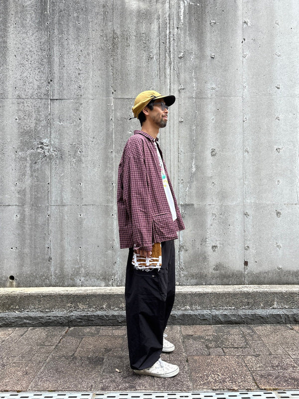 【RAJABROOKE|ラジャブルック】WIND BREAKER PT/ウィンドブレーカーパンツ(BLACK , SKY)