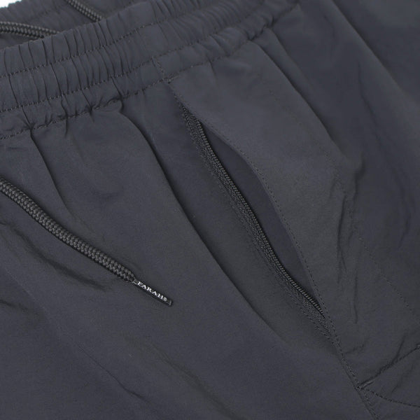 【FARAH|ファーラー】NYLON SWITCHING JOGGER PANTS/ナイロンスィッチングジョガーパンツ(BLACK)