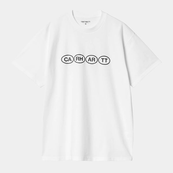 【CARHARTT WIP|カーハートWIP】S/S BUMPER T-SHIRT/S/SバンパーTシャツ(WHITE/BLACK)