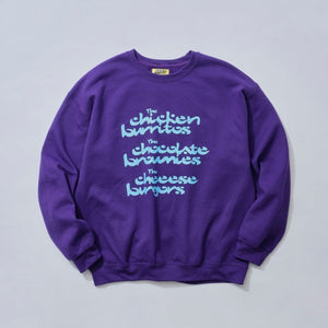 【SAVE SHOCK|セーブショック】FAVORITE FOODS CREW/フェイバリットフーズクルー(PURPLE) - STREAM【SAVE SHOCK|セーブショック】FAVORITE FOODS CREW/フェイバリットフーズクルー(PURPLE)STREAMPURPLEM