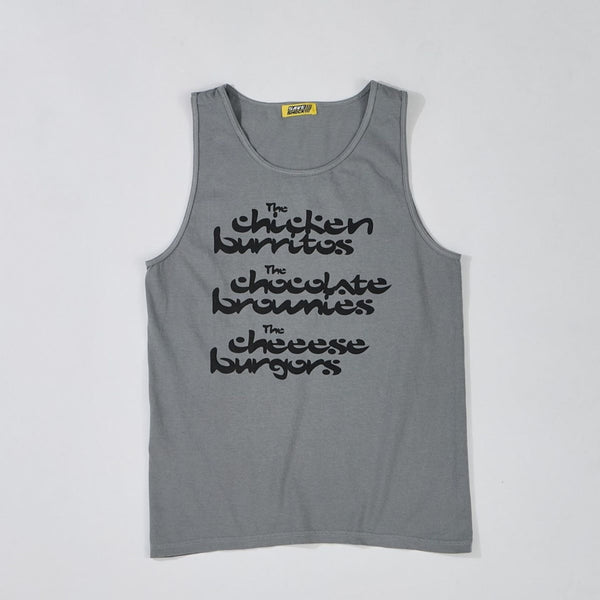 【SAVE SHOCK|セーブショック】FAVORITE FOODS TANK TOP/ファイバリットタンクトップ(PINK , WHITE , GRAY)