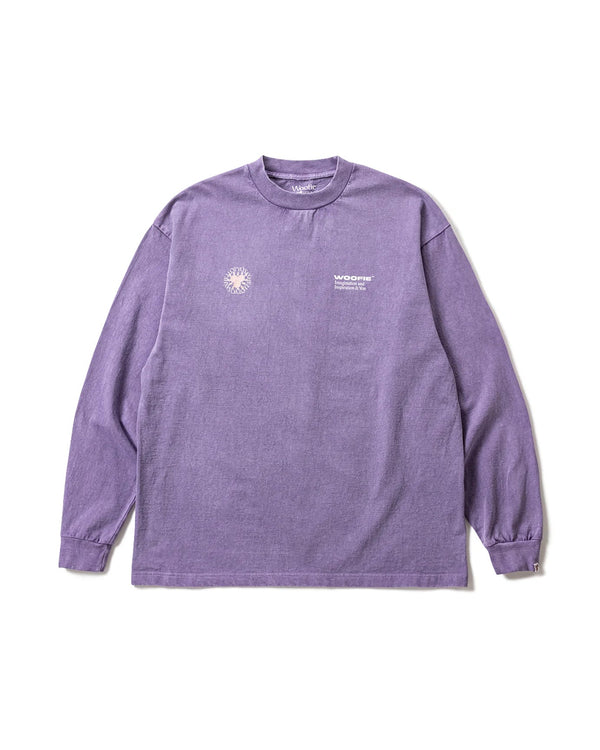 【SAYHELLO|セイハロー】PIGMENT THE STROKE L/S TEE/ピグメントザストロークL/Sティー(PIGMENT PURPLE , PIGMENT BLACK) 正規取扱店舗 公式オンライン通販 島根 松江 