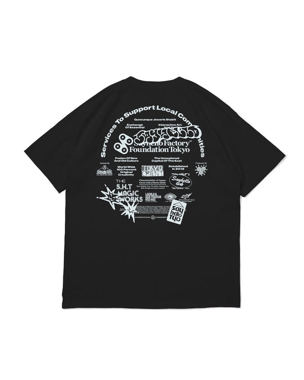 【SAYHELLO|セイハロー】PROBABIY TEE/プロバブリィティー(WHITE , BLACK) - STREAM【SAYHELLO|セイハロー】PROBABIY TEE/プロバブリィティー(WHITE , BLACK)STREAMBLACKM