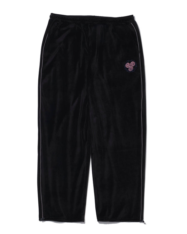 【SAYHELLO|セイハロー】ROCK STAR HOLIDAY VELOUR PANTS/ロックスターホリデーべロアパンツ(BLACK) - STREAM【SAYHELLO|セイハロー】ROCK STAR HOLIDAY VELOUR PANTS/ロックスターホリデーべロアパンツ(BLACK)STREAMBLACKS
