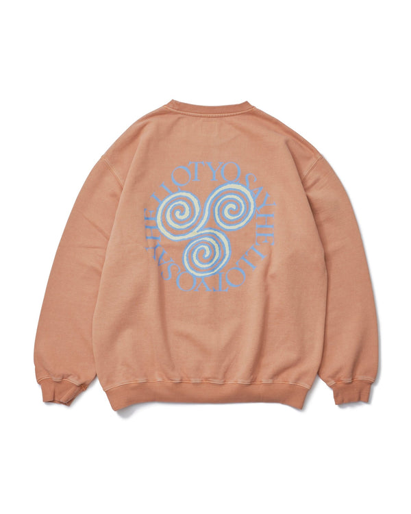 【SAYHELLO|セイハロー】SLAP LOGO CREW/スラップロゴクルー(PIGMENT BRIC) - STREAM【SAYHELLO|セイハロー】SLAP LOGO CREW/スラップロゴクルー(PIGMENT BRIC)STREAMM