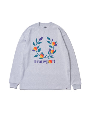 【SAYHELLO|セイハロー】TRANSPORT L/S TEE/トランスポートL/S ティー(ASH) - STREAM【SAYHELLO|セイハロー】TRANSPORT L/S TEE/トランスポートL/S ティー(ASH)STREAMS