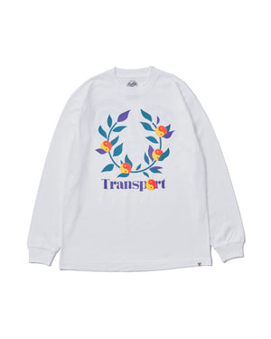 【SAYHELLO|セイハロー】TRANSPORT L/S TEE/トランスポートL/S ティー(WHITE) - STREAM【SAYHELLO|セイハロー】TRANSPORT L/S TEE/トランスポートL/S ティー(WHITE)STREAMS