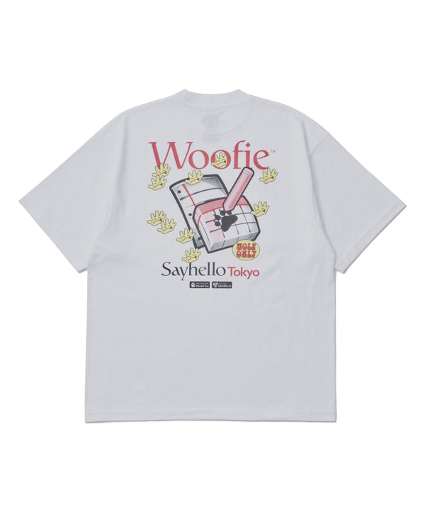 期間限定お買い得商品 |  通販 SAYHELLO|セイハロー】WOOFIE 正規 TEE(WHITE,ASH) S/S NET OLD 旅行かばん・小分けバッグ