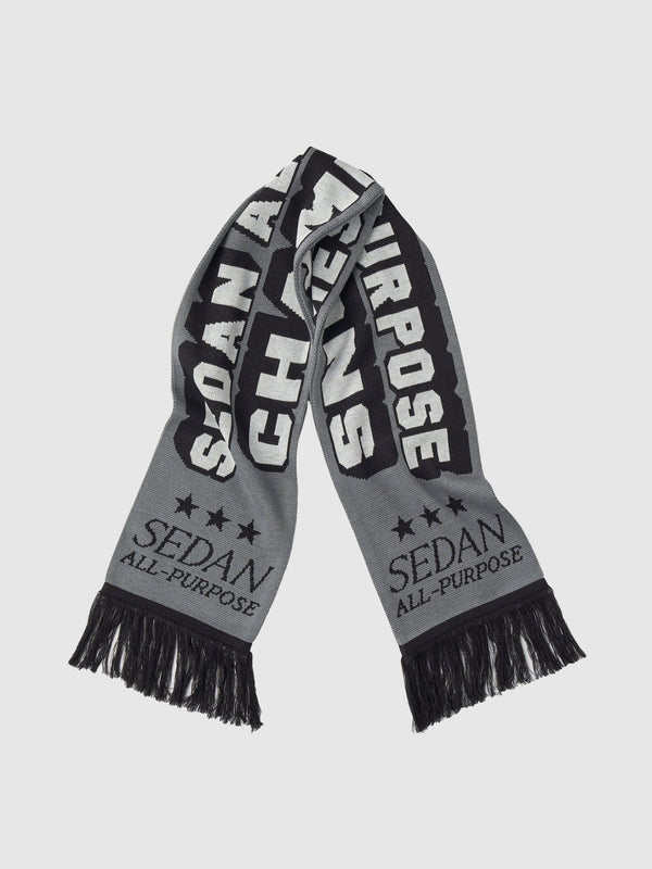 【SEDAN ALL - PURPOSE | セダンオールパーパス】FOOTBALL SCARF/フットボールスカーフ(GREY) - STREAM【SEDAN ALL - PURPOSE | セダンオールパーパス】FOOTBALL SCARF/フットボールスカーフ(GREY)STREAMONE SIZE