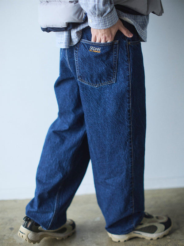 【SEDAN ALL - PURPOSE | セダンオールパーパス】OG LOGO CLASSIC FIT JEANS/オージーロゴクラシックフィットジーンズ(INDIGO) - STREAM【SEDAN ALL - PURPOSE | セダンオールパーパス】OG LOGO CLASSIC FIT JEANS/オージーロゴクラシックフィットジーンズ(INDIGO)STREAMM