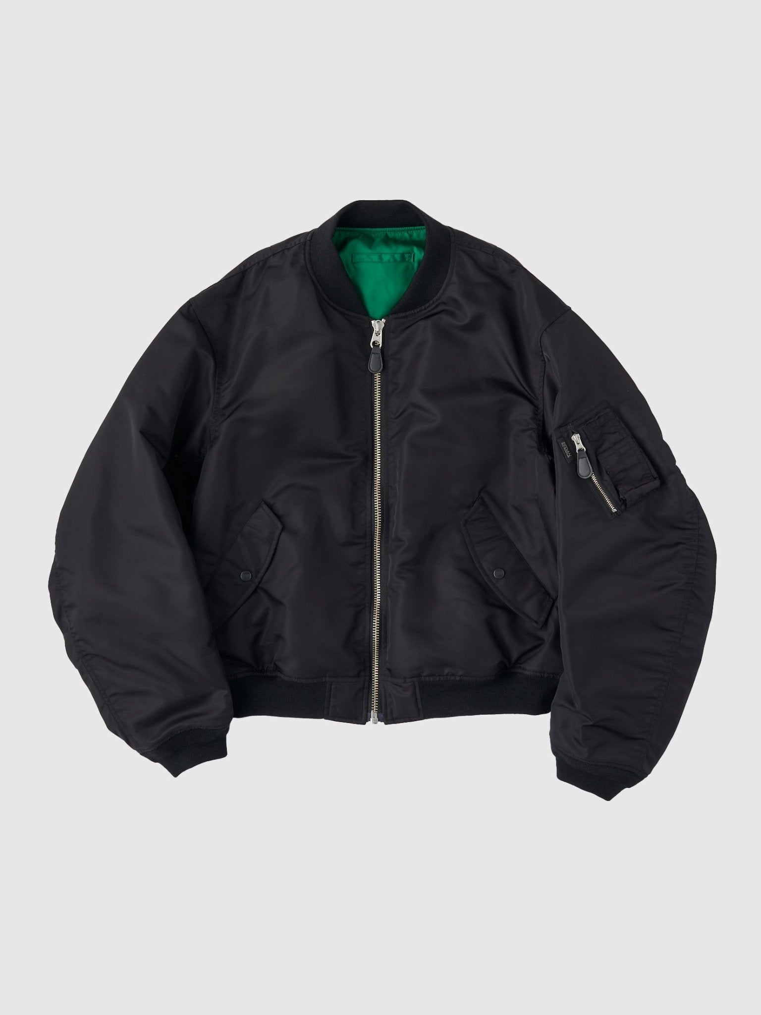 REVERASIBLE CORDURA FLIGHT JACKET(BLACK) セダンオール