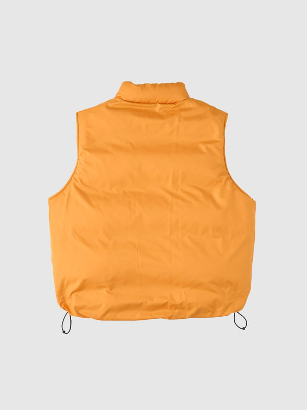 【SEDAN ALL - PURPOSE | セダンオールパーパス】REVERSIBLE DOWN VEST/リバーシブルダウンベスト(BLACK×MANGO) - STREAM【SEDAN ALL - PURPOSE | セダンオールパーパス】REVERSIBLE DOWN VEST/リバーシブルダウンベスト(BLACK×MANGO)STREAMM