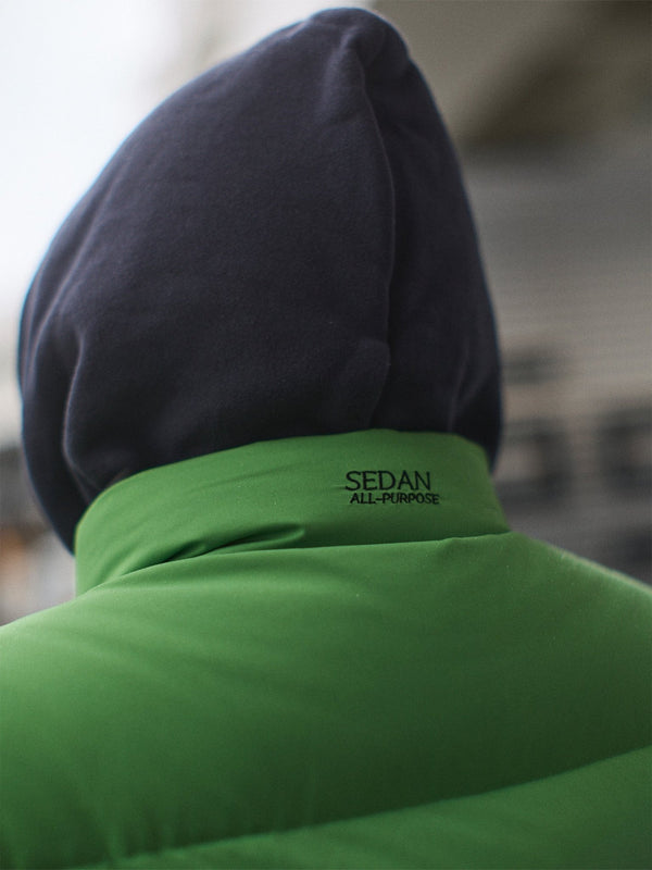 【SEDAN ALL - PURPOSE | セダンオールパーパス】REVERSIBLE DOWN VEST/リバーシブルダウンベスト(SPROTUT×BLACK) - STREAM【SEDAN ALL - PURPOSE | セダンオールパーパス】REVERSIBLE DOWN VEST/リバーシブルダウンベスト(SPROTUT×BLACK)STREAMM