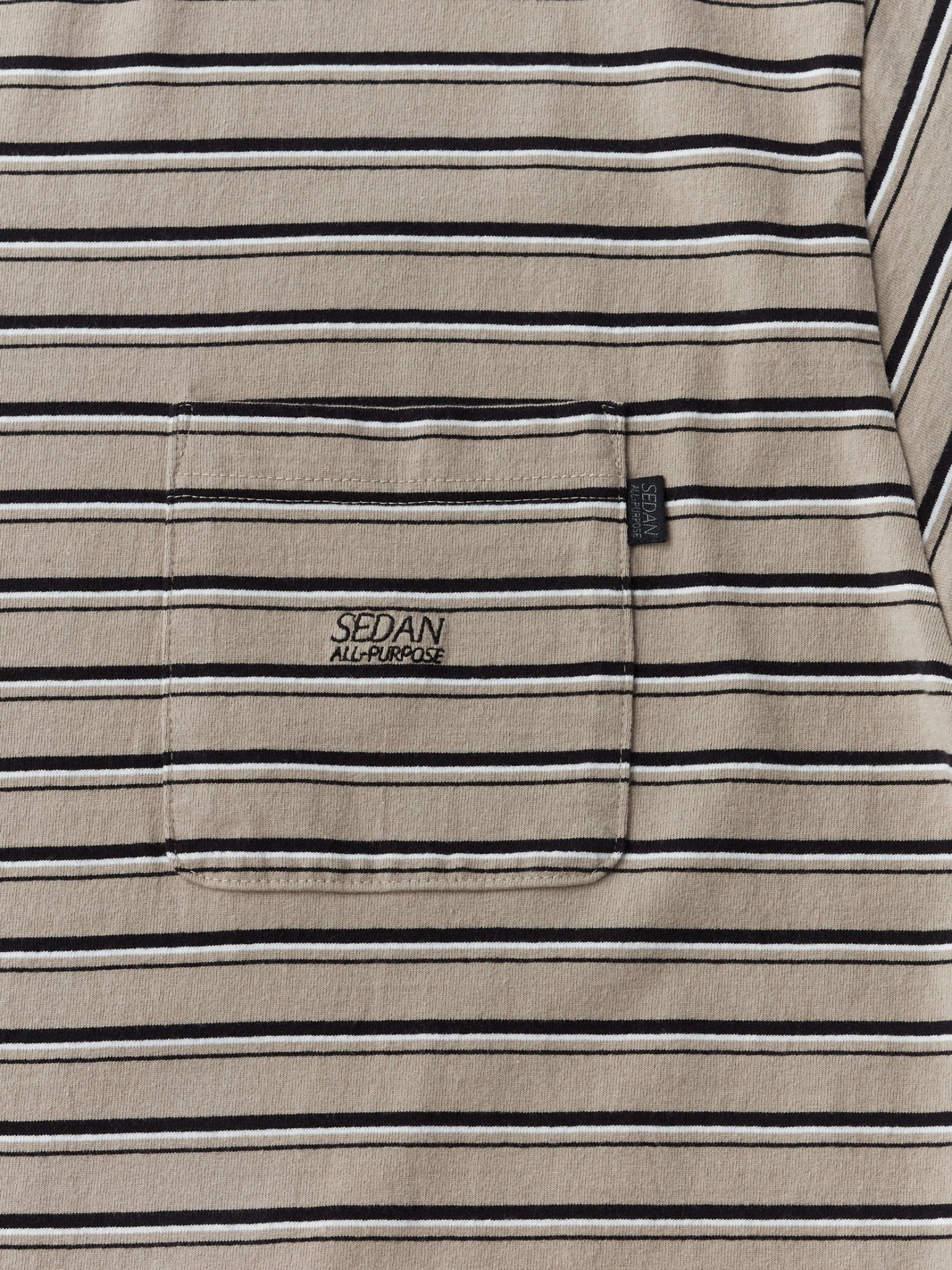 トップス SEDAN ALL-PURPOSE Striped S/S Pocket Tee SEDAN ALL-PURPOSE | STRIPED S/S POCKET TEE - CHANTILLY-2F