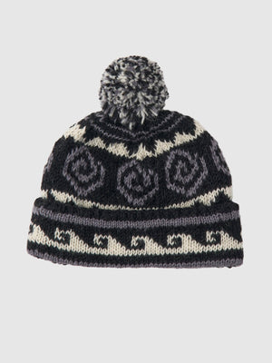 【SEDAN ALL - PURPOSE | セダンオールパーパス】VORTEX HAND KNIT BEANIE/ボルテックスハンドニットビーニー(BLACK) - STREAM【SEDAN ALL - PURPOSE | セダンオールパーパス】VORTEX HAND KNIT BEANIE/ボルテックスハンドニットビーニー(BLACK)STREAMONE SIZE