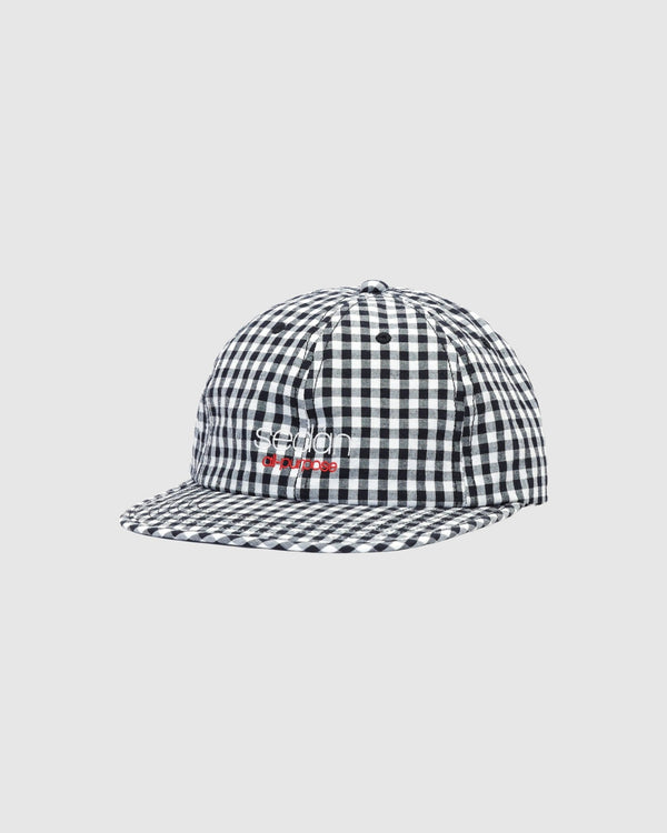 【SEDAN ALL-PURPOSE|セダンオールパーパス】CLASSIC LOGO COTTON LINEN CAP(GINGHAM PLAID , BLACKWATCH)