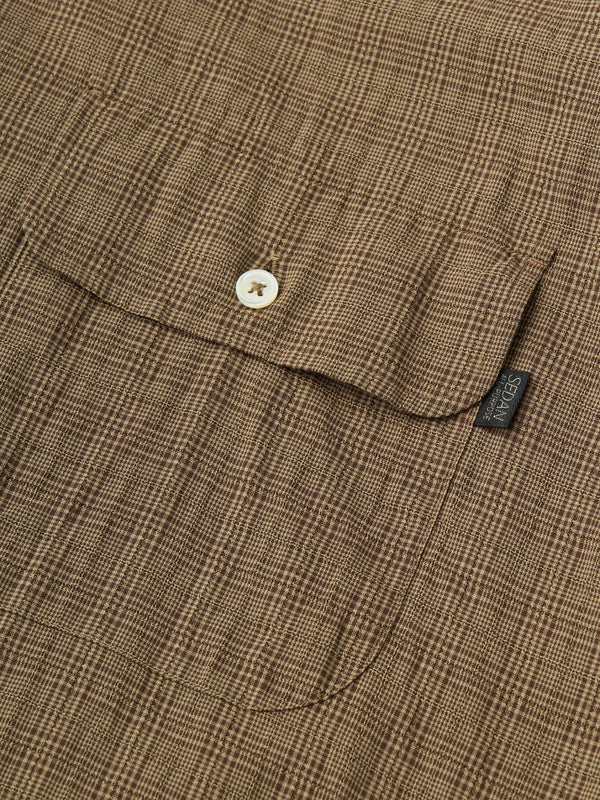 【SEDAN ALL - PURPOSE|セダンオールパーパス】DOBBY PLAID OPEN COLLAR S/S SHIRT/ドビープラッドオープンカラーS/Sシャツ(KHAKI BROWN , BLUE GREY , LIGHT OLIVE) - STREAM【SEDAN ALL - PURPOSE|セダンオールパーパス】DOBBY PLAID OPEN COLLAR S/S SHIRT/ドビープラッドオープンカラーS/Sシャツ(KHAKI BROWN , BLUE GREY , LIGHT OLIVE)STREAMKHAKI BROWNM