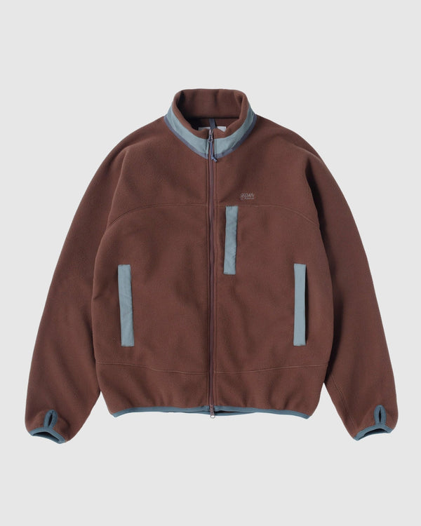 【SEDAN ALL - PURPOSE|セダンオールパーパス】FLEECE FULL ZIP JACKET/フリースフルジップジャケット(HUNTER GREEN , BROWN) - STREAM【SEDAN ALL - PURPOSE|セダンオールパーパス】FLEECE FULL ZIP JACKET/フリースフルジップジャケット(HUNTER GREEN , BROWN)STREAMBROWNM
