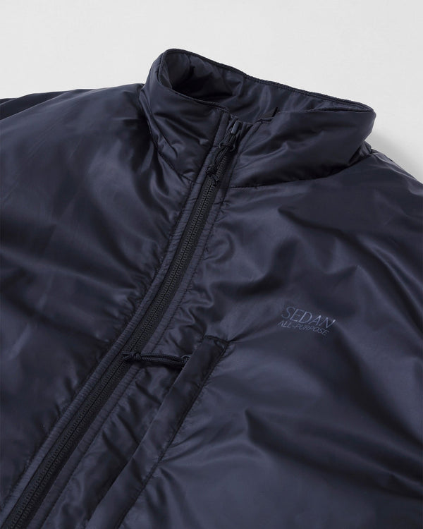 【SEDAN ALL - PURPOSE|セダンオールパーパス】PACKADLE PUFF VEST/パッカブルパフベスト(GREY , BLACK) - STREAM【SEDAN ALL - PURPOSE|セダンオールパーパス】PACKADLE PUFF VEST/パッカブルパフベスト(GREY , BLACK)STREAMBLACKM