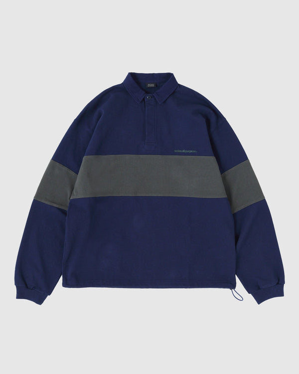 【SEDAN ALL - PURPOSE|セダンオールパーパス】RUGBY JERSEY/ラグビージャージー(CHARCOAL×BROWN , NAVY×OLIVE) - STREAM【SEDAN ALL - PURPOSE|セダンオールパーパス】RUGBY JERSEY/ラグビージャージー(CHARCOAL×BROWN , NAVY×OLIVE)STREAMNAVY×OLIVEM