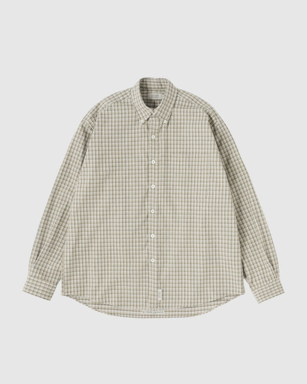 【SEDAN ALL - PURPOSE|セダンオールパーパス】TWILL PLAID BIG BD SHIRT/ツイルプッラドビッグボタンダウンシャツ(BEIGE x GREY , BROWN x OLIVE) - STREAM【SEDAN ALL - PURPOSE|セダンオールパーパス】TWILL PLAID BIG BD SHIRT/ツイルプッラドビッグボタンダウンシャツ(BEIGE x GREY , BROWN x OLIVE)STREAMBEIGEM