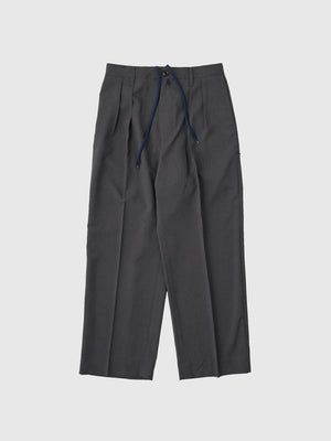 【SEDAN ALL - PURPOSE|セダンオールパーパス】VENTILATION WIDE SLACKS/ベチレーションワイドスラックス(CHARCOAL) - STREAM【SEDAN ALL - PURPOSE|セダンオールパーパス】VENTILATION WIDE SLACKS/ベチレーションワイドスラックス(CHARCOAL)STREAMM
