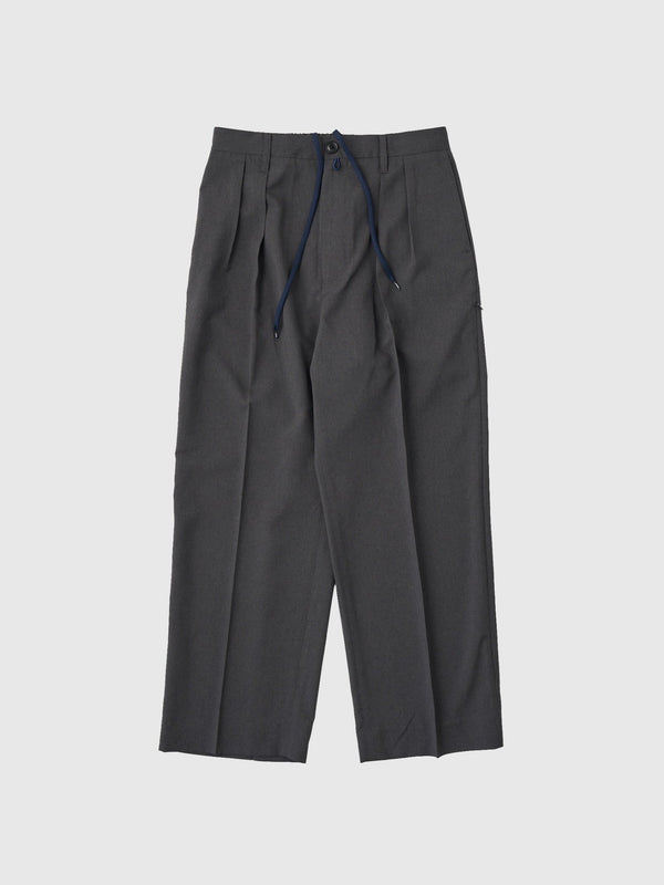 【SEDAN ALL - PURPOSE|セダンオールパーパス】VENTILATION WIDE SLACKS/ベチレーションワイドスラックス(CHARCOAL) - STREAM【SEDAN ALL - PURPOSE|セダンオールパーパス】VENTILATION WIDE SLACKS/ベチレーションワイドスラックス(CHARCOAL)STREAMM