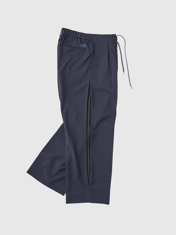 【SEDAN ALL - PURPOSE|セダンオールパーパス】VENTILATION WIDE SLACKS/ベチレーションワイドスラックス(NAVY) - STREAM【SEDAN ALL - PURPOSE|セダンオールパーパス】VENTILATION WIDE SLACKS/ベチレーションワイドスラックス(NAVY)STREAMM