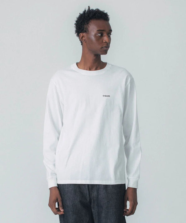 【SILAS|サイラス】CLASSIC L/S TEE/クラシック L/S TEE(WHITE) - STREAM【SILAS|サイラス】CLASSIC L/S TEE/クラシック L/S TEE(WHITE)STREAMM