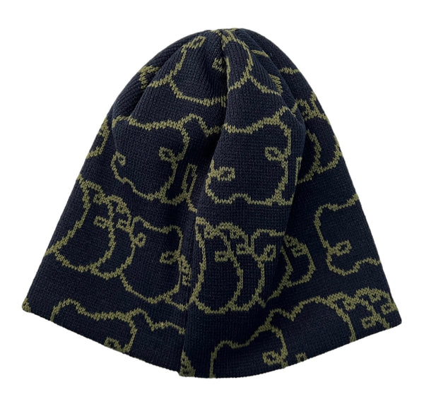 SNEEZE BEANIE/スニーズビーニー(NAVY) - STREAMSNEEZE BEANIE/スニーズビーニー(NAVY)STREAMONE SIZE