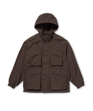 【SNOW PEAK|スノーピーク】NYLON DOUBLE RIP JACKET/ナイロンダブルリップジャケット(DARK BROWN) 正規取扱店舗 公式オンライン通販 島根 松江 