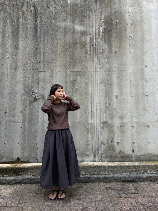 【SNOW PEAK|スノーピーク】W'S NYLON WASHER SKIRT/ナイロンワッシャースカート(GREIGE , CHARCOAL , BLACK) 