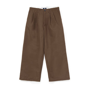 【SOL soonerorlater|ソル スーナーオアレイター】2-TUCK PAINTER PANTS/ツータックペインターパンツ(BROWN)正規取扱店舗 公式オンライン通販 島根 松江 26FW ワイド 