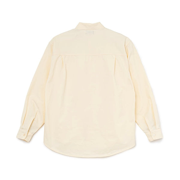 【SOL soonerorlater|ソル スーナーオアレイター】COTTON TWILL SHIRT/コットンツイル シャツ(IVORY) 正規取扱店舗 公式オンライン通販 島根 松江 GuruGuruロゴ 