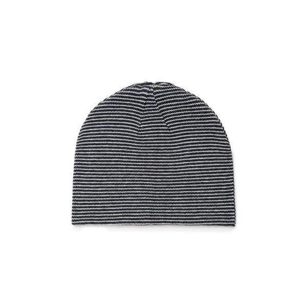 【SOL soonerorlater|ソル スーナーオアレイター】KNITTED BORDER BEANIE(BLACK&IVORY) 正規取扱店舗 公式オンライン通販 島根 松江 ビーニー 26AW GuruGuruロゴ