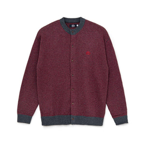 【SOL soonerorlater|ソル スーナーオアレイター】KNITTED BORDER CARDIGAN(BURGUNDY&CHARCOAL , BLACK&IVORY) 正規取扱店舗 公式オンライン通販 ニットカーディガン 26AW