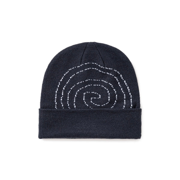 【SOL soonerorlater|ソル スーナーオアレイター】PIN GURUGURU DOUBLE BEANIE(GRAY , NAVY)