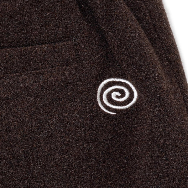 【SOL soonerorlater|ソル スーナーオアレイター】WOOL-BLEND EASY 2-TUCK PANTS/ウールブレンドイージー2タックパンツ(BROWN) 正規取扱店舗 公式オンライン通販 島根 松江 26FW イージーパンツ